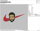 Swoosh Curly Embroidery