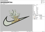 swoosh goku v5 02 Embroidery