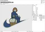 Swoosh Photoembro Embroidery File 6 size