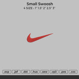 Small Swoosh Embroidery