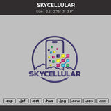 Skycellular Trucker Embroidery File