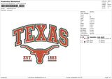 Texas24426 Embroidery File 6 size