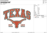 Texas24426 Embroidery File 6 size