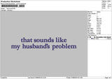 Soundstext 2708 Embroidery File 6 sizes