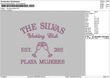 Playatext Embroidery File 6 sizes