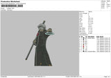 Trafalgar Embroidery File 6 size
