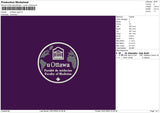 Ottawa2301 Embroidery File 6 sizes