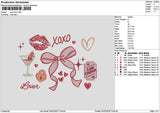 Xoxotext 0402 Embroidery File 6 sizes