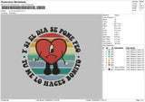 Y Si El Embro Embroidery File 6 sizes